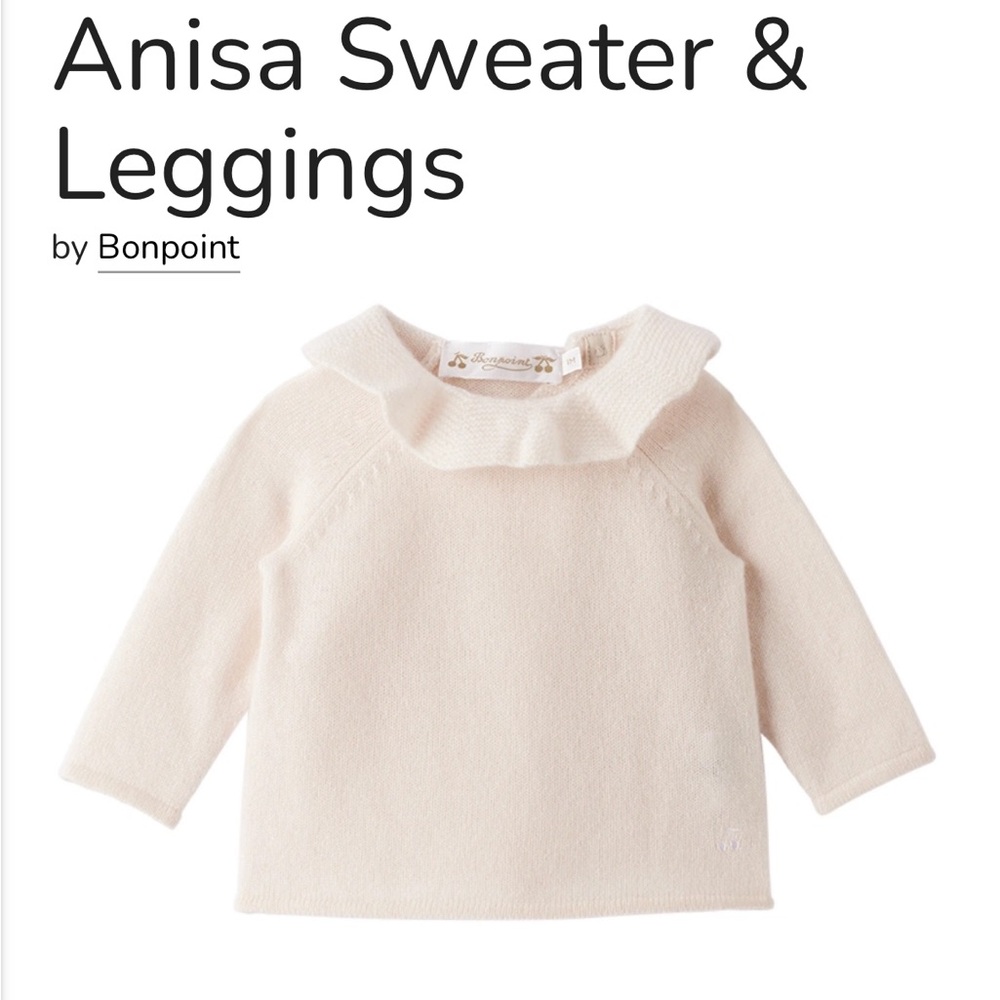 Bonpoint Cream Anisa Sweater